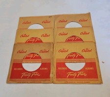 45 RPM 7" RECORD SLEEVES CO. SLEEVE 6 PACK SEE PHOTO Capitol Records SLV377
