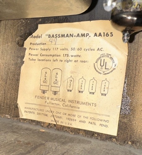 Vtg. 1965 Fender Bassman A/B THE REAL A/B CIRCUIT Not The A/A - Picture 12 of 12
