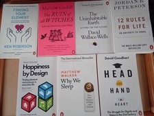 Penguin Non Fiction Book Bundle , 7 Orange Spine paperbacks