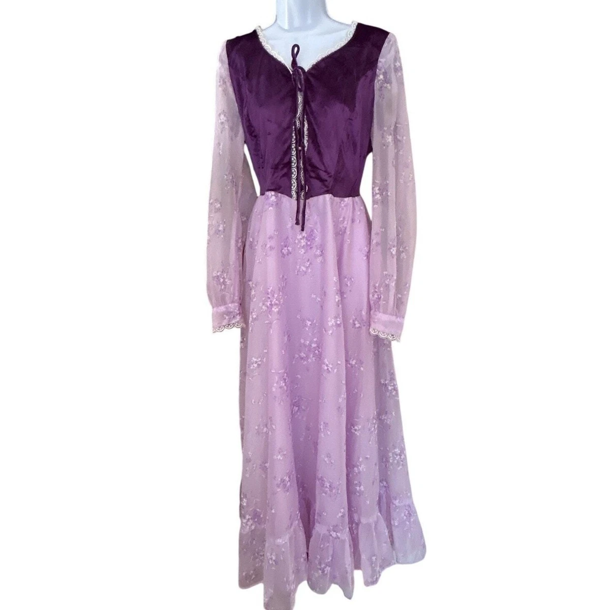 Lace Purple Vintage Dresses for Women for sale | eBay