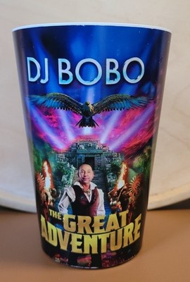DJ Bobo Trinkbecher Becher Merchandise Fanartikel The Great Adventure Tour 2026