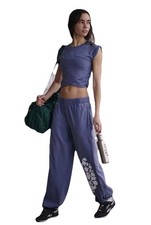 FP Movement Hot Shot Logo Crossover 2 Piece Set Blue Indigo Large NWT Activewear