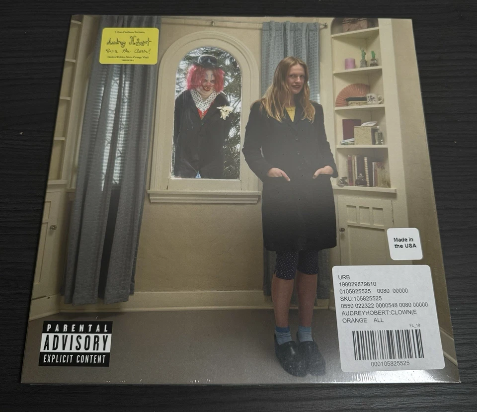 AUDREY HOBERT Who’s The Clown? UO Exclusive Neon Orange Vinyl LP /1000 IN HAND - Image 3 of 3