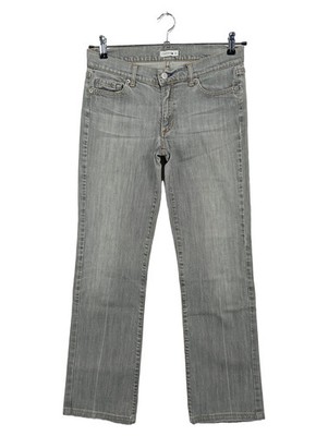 COMMA Damen Jeans Regular Fit Grau Gr. 38/M Casual Baumwolle Elasthan