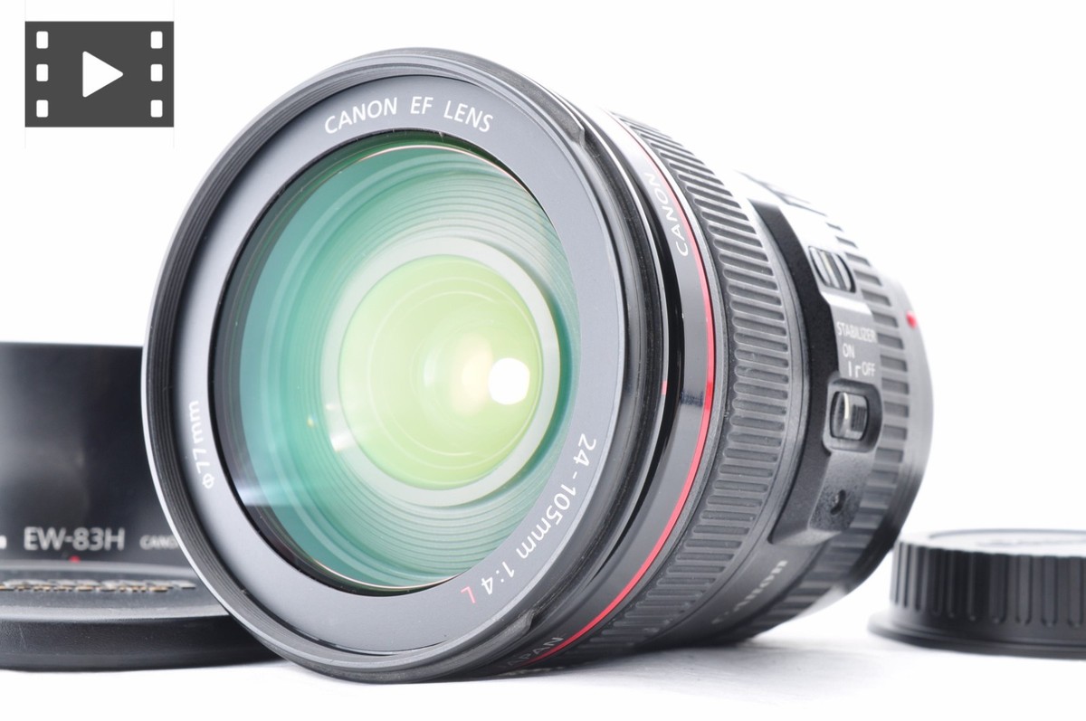 N.MINT] Canon EF 24-105mm F/4L IS USM Standard Zoom Lens - Full