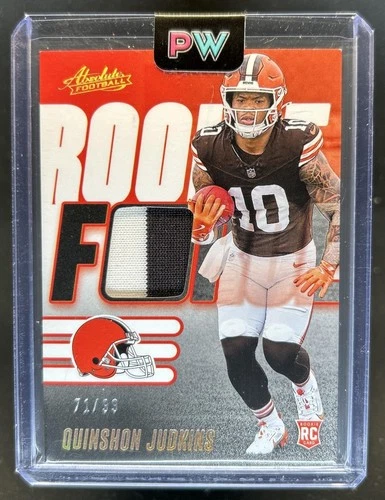 2025 Panini Absolute Quinshon Judkins Gold (RAW)