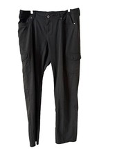 K HL Women  s Freeflex Cargo Roll-Up Pants Dark Slate Charcoal 14 REG Hiking x34