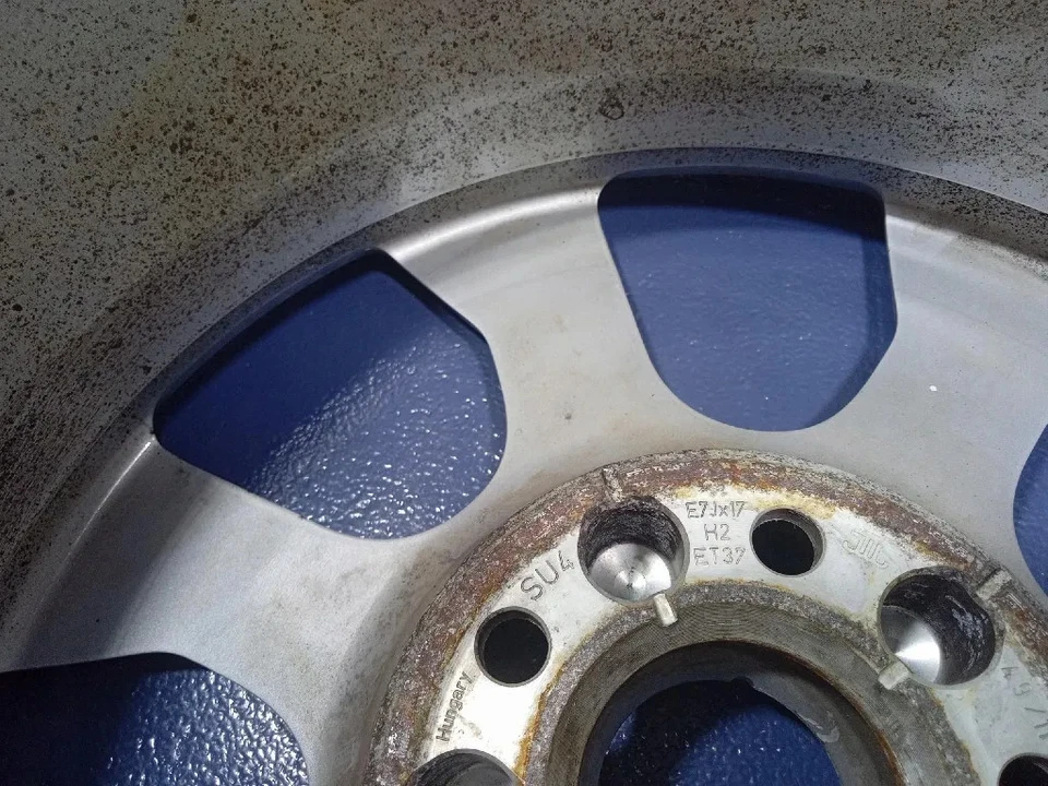 1x Alufelge 17 Zoll 7.0" 5x112 37ET Glanz Silber 8R0601025E Audi Rim Wheel - Bild 3 von 4