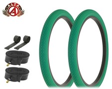 ALTA PERFORMANCE Bicycle 24" x 2.125" Green Durable TIRES Mini BRICK 6pc SET.