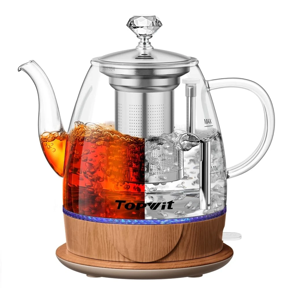 Electric Kettle Glass 1L for Hot Water, Tea & Coffee, BPA-Free, Auto Shut-Off
Opens in a new window