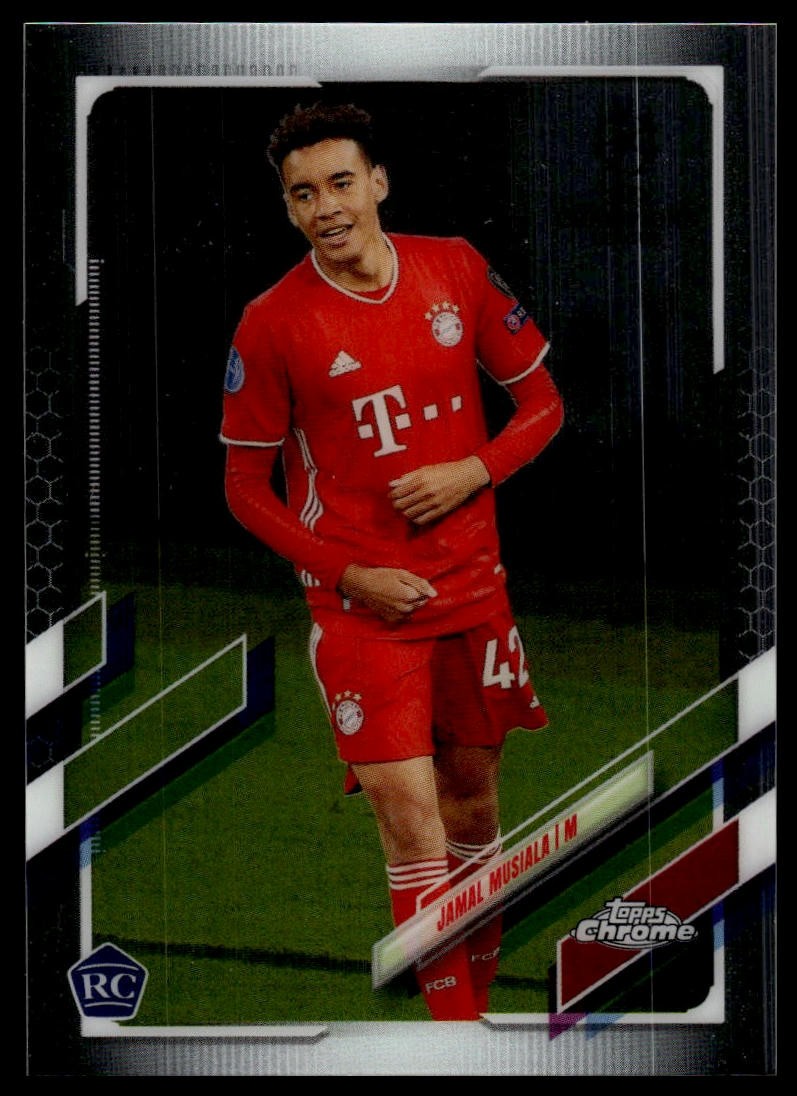 2020-21 Topps Chrome UEFA Champions League Jamal Musiala #81