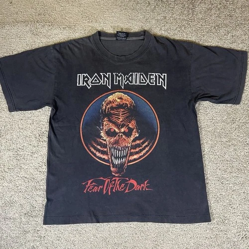 90’s Iron Maiden Fear Of The Dark Rock Band Concert Vintage vintage concert t-shirt, vintage, size L, single stitch, B+ condition