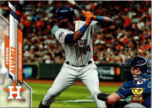 2020 Topps SP - YORDAN ALVAREZ - Rookie Card #276 SHORT PRINT Image Variation RC