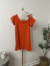 ASOS Women’s Dress Size 6 Orange Short Sleeve