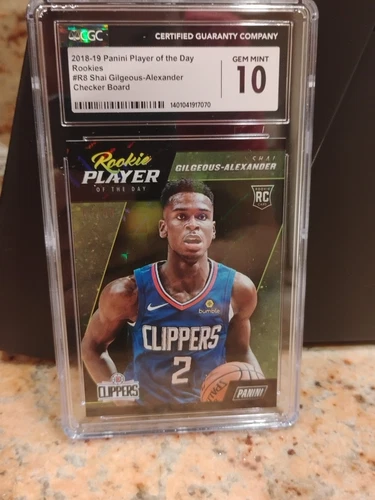 2018 Panini Player of the Day Shai Gilgeous-Alexander  5/30 CGC 10 Checker Board