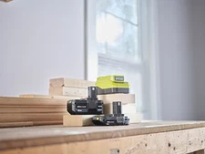 Ryobi ONE+ 18V Lithium-Ion Starter Kit with 2.0 Ah Battery, 4.0 Ah Battery, and