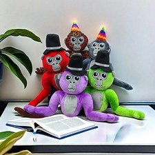 Gorilla Tag Plush Doll Toy 8" Monkey Game Gift for Fans Kids 5 colors