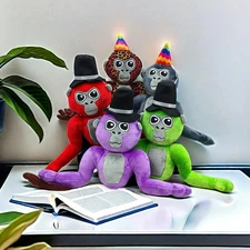 Gorilla Tag Plush Doll Toy 8" Monkey Game Gift  for Fans Kids 5 colors