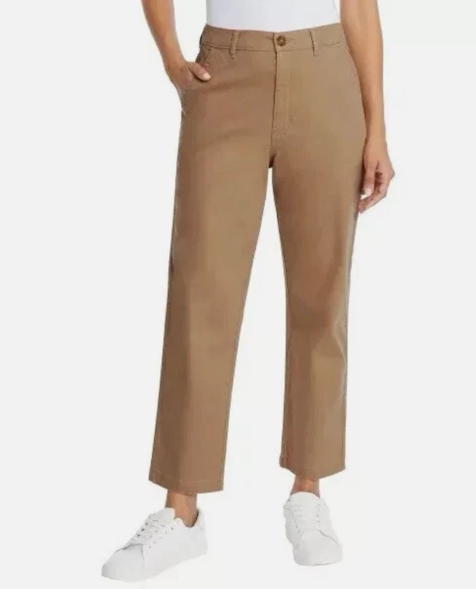 G.H. Bass & Co. Women's Chino Pant, Brown, size 16