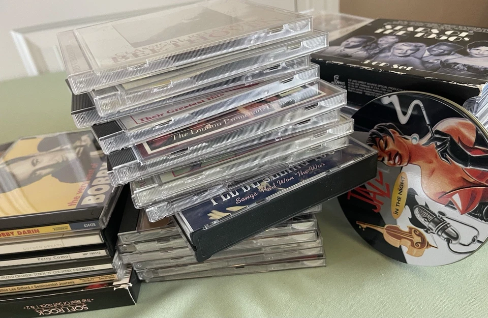 Huge CD Lot Approximately 59. Some New Never Opened. Great Condition And Clean Foto 2 de 4