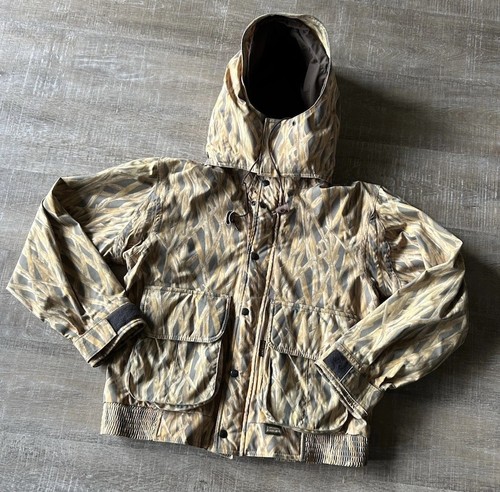 Vintage Remington Duck Camo Cordura Gore-Tex Jacket S Zip Hooded Coat Hunt USA - Picture 5 of 13