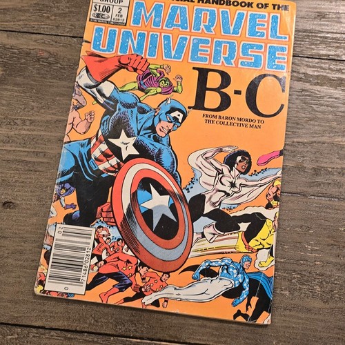 Official Handbook of the Marvel Universe #2 VF 1983 - Picture 2 of 5