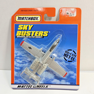 Matchbox Sky Busters Diecast 1999 A10 Thunderbolt Warthog Airplane