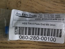 3mm HSS End Mill Milling Cutter 4 Flute