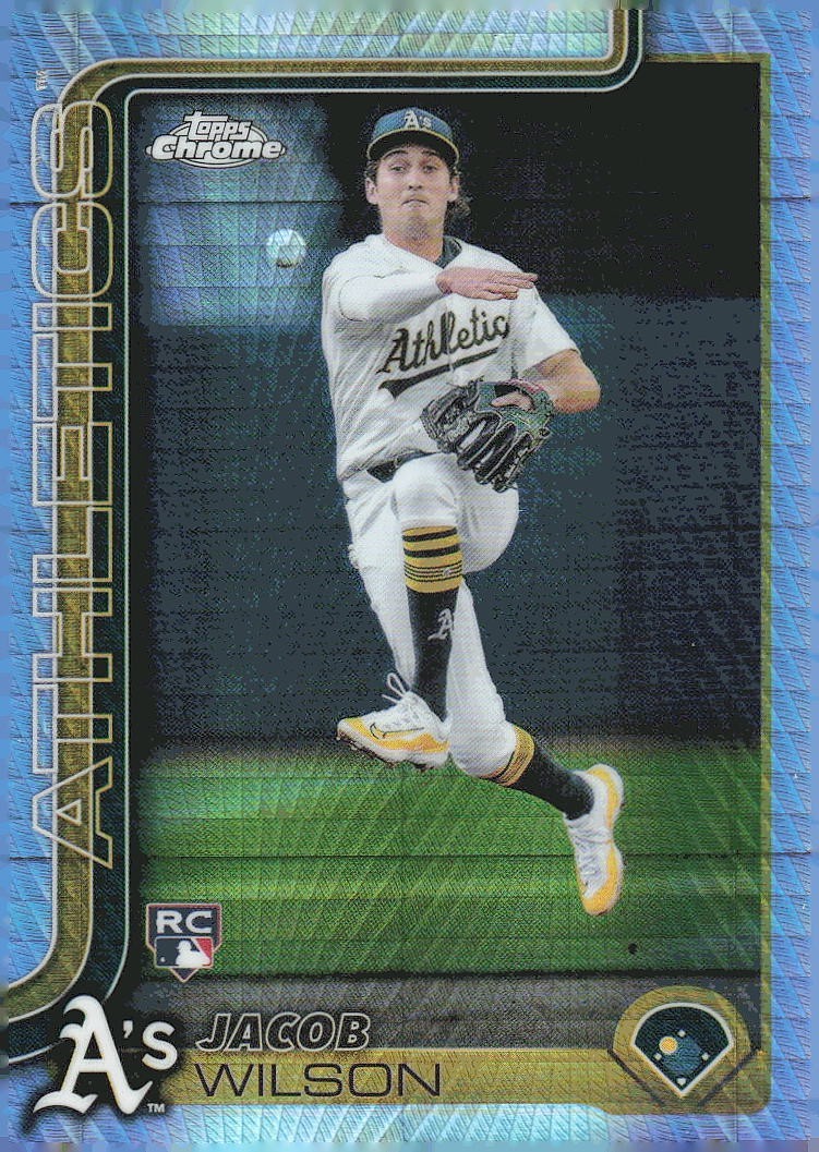 2025 Topps Jacob Wilson Athletics #96 Chrome