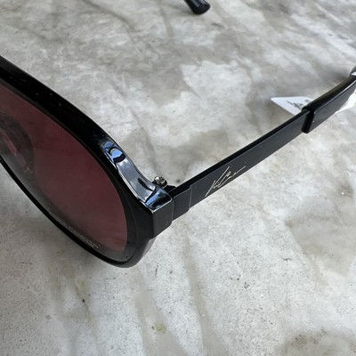 VINCE CAMUTO Glossy Black Aviator Sunglasses VC1270 OX New  display picture 3