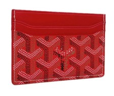 Goyard Malletier Paris Saint Sulpice RED Card Holder Wallet