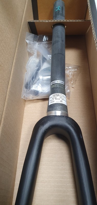 Columbus Futura Road Disc Carbon Fibre Bicycle Fork - UD Unpainted - YD-F28