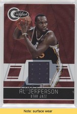 2010-11 Totally Certified Red Materials 224/249 Al Jefferson #54 READ 0af