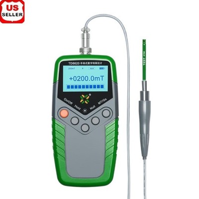 Professional Gauss Meter Magnetometer ±1% to ±5% Accuracy Dynamic Peak Recording