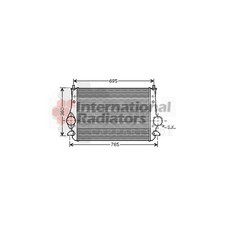 Ladeluftkühler Ford für VW Sharan Alhambra 7V8 7V9 WGR 2.0 TDI 1.9