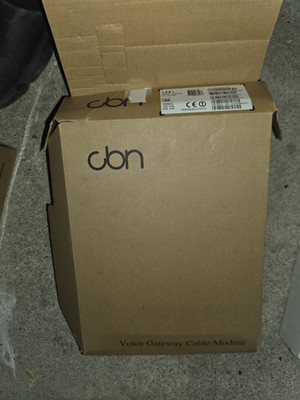 cbrn Voice Gateway Kabelmodem DOCSIS 3.0 VoIP Dual-Band 4x LAN Schwarz