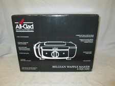 NIB ALL CLAD METALCRAFTERS LLC 4-SQUARE BELGIUM WAFFLE MAKER TYPE 6066