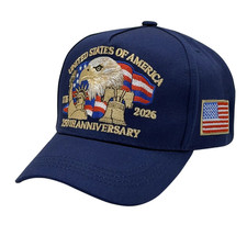 Baseball Cap United States 250th Anniversary Hat Suitable for Multiple Occasion