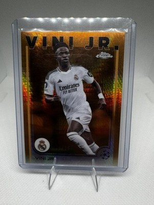2024-25 Topps Chrome UEFA Champions League Vini Jr. Gold Refractor 06/25