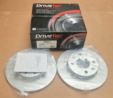 BRAKE DISCS X2 238mm FRONT FITS RENAULT 11, 19, 21, 9, Clio DRIVETEC DM2217C