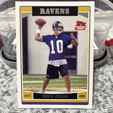 2006 Topps 5 Of 5 Drew Olson Rookie Football Card . rookie card picture