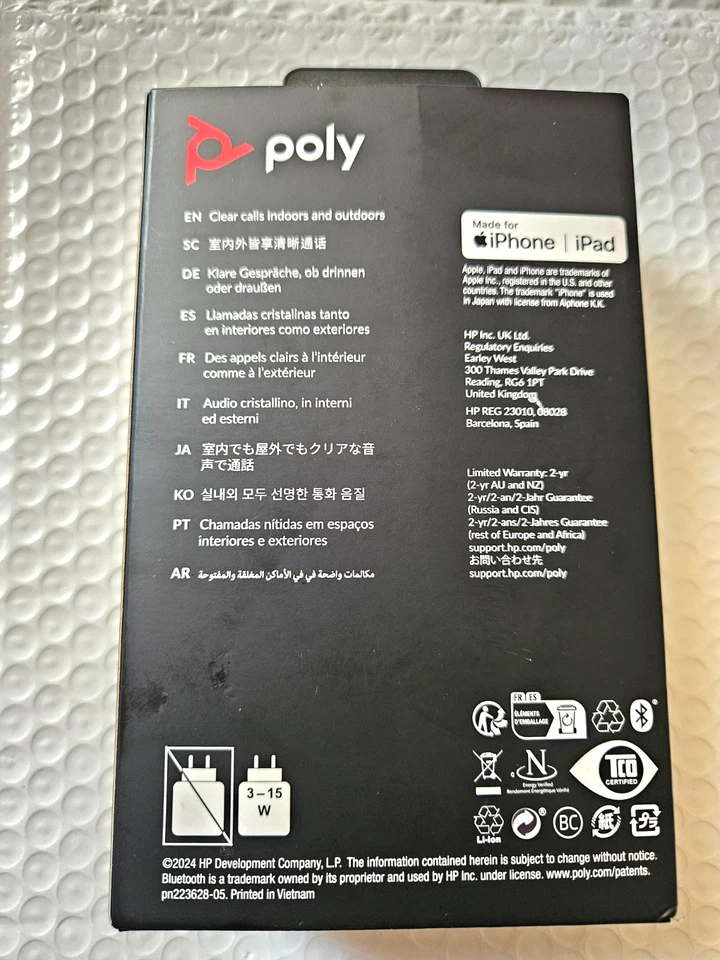 POLY Voyager Legend 30 Noise Cancelling Bluetooth Headset OPEN BOX - Image 3 of 3