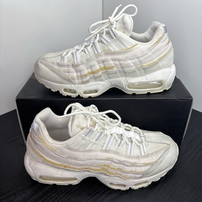Size 9 - Comme des Garçons x Nike Air Max 95  White  Sneakers