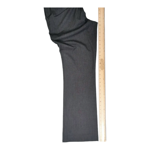 New Smart Grey Trousers Size 16 L31 Stretch Bootcut Pockets Work H&M BNWOT - Picture 8 of 17