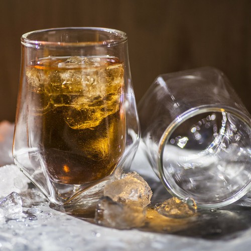Vasos de degustación de whisky soplado a mano - Doble pared - Juego de vaso de whisky de 2 - Imagen 7 de 9