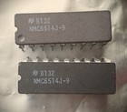 Lot of 2 National NMC6514J-9 1024X4 Ram IC's for Moog Source Synthesizer OEM NOS
