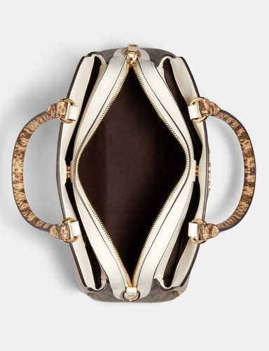 $478 Nuevo con etiquetas Bolso de Cartera Coach Lillie En Firma Estilo Lona No. 2724 - Imagen 5 de 12