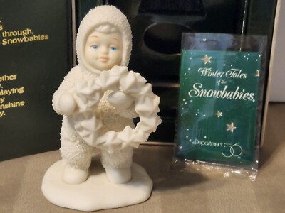 VINTAGE DEPT 56 WINTER TALES OF THE SNOWBABIES I MADE THIS JUST FOR YOU #6802-0