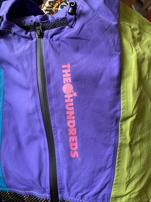 The Hundreds Jacket Full Zip Hood Color Block Bright Men