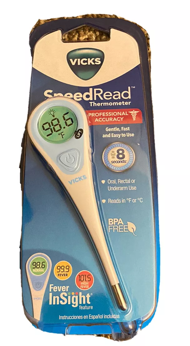 Vicks SpeedRead Digital Thermometer with Fever InSight